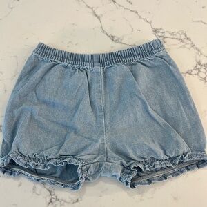Carter’s Ruffle Jean Shorts Size 9 Months